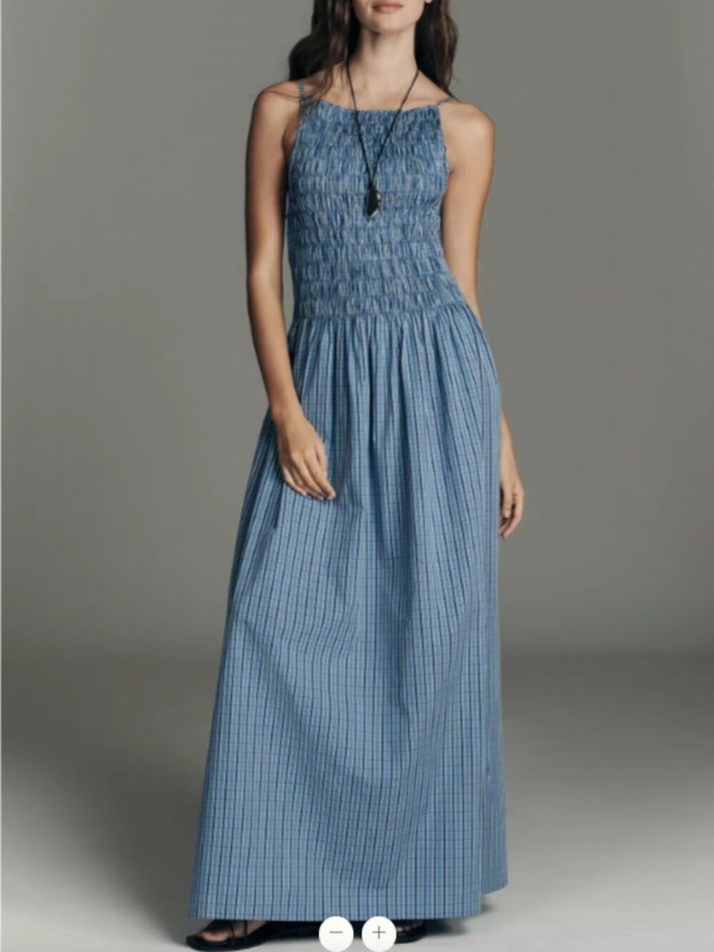 Faithfull Laia Smocked Sleeveless Maxi Dress
